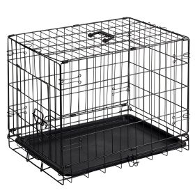 24-30 Inch Single Door Dog Cage (Option: 24lb)