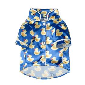 New Dog Clothes Autumn And Winter Cat Clothes (Option: Blue-S)