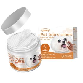 Yegebang Pet Wipes For Cleaning Dogs And Cats Tear Stains Eye Cleaning Wipes Eye Dirt Cotton Pads (Option: 2PCS)