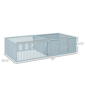 Whelping Box For Dogs Built For Mother's Comfort (Option: Light Gray)